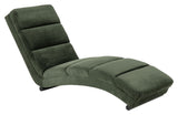 Slinky Chaise Long, Forest Green Velvet