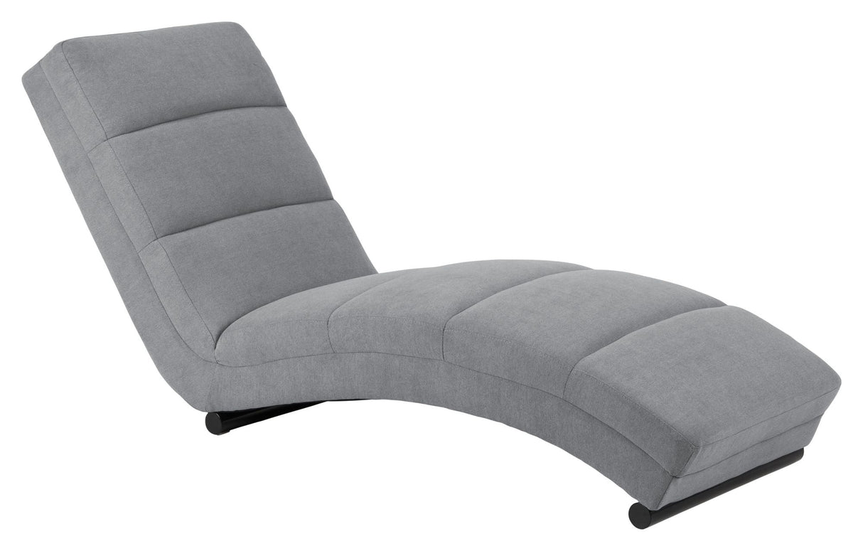 Slinky Chaise Long, Light Gray