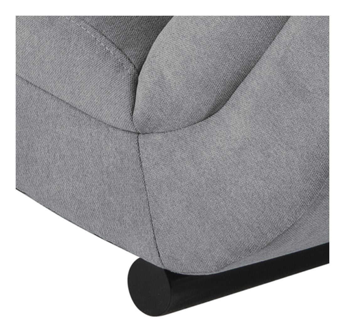 Slinky Chaise Long, Light Gray