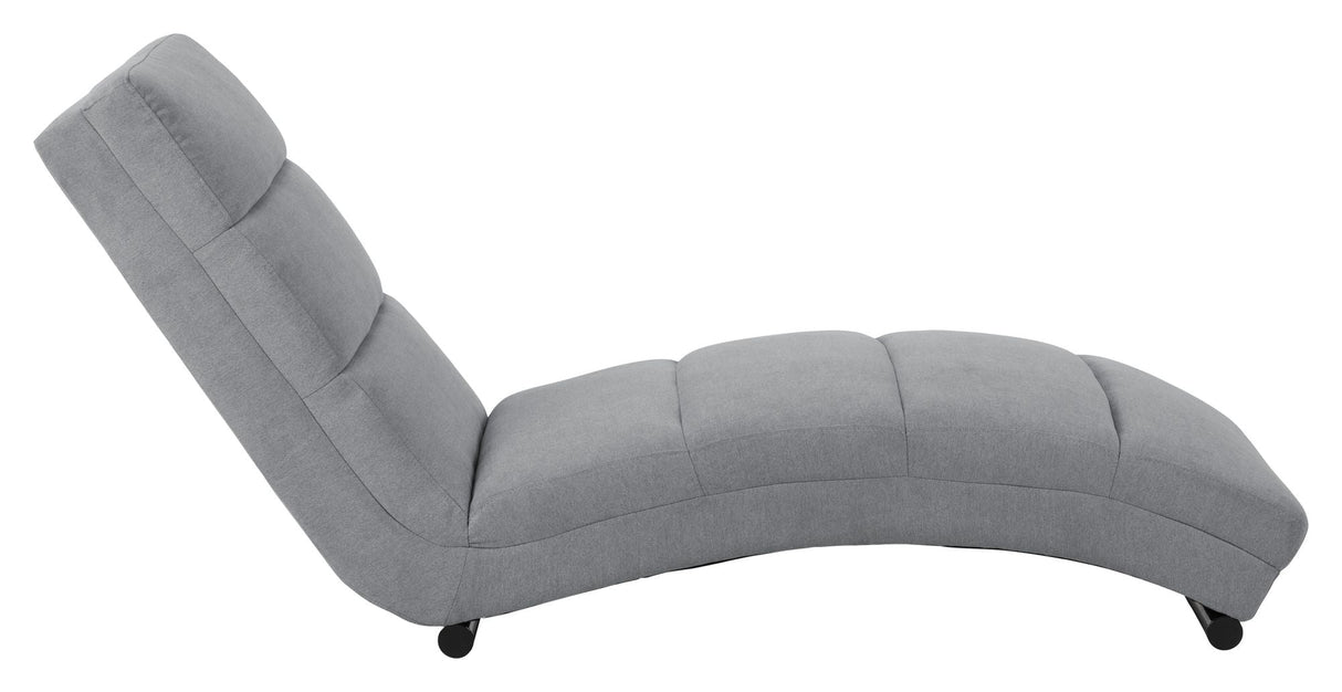 Slinky Chaise Long, Light Gray