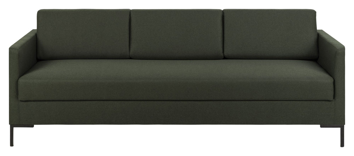 Leknes Sofa bed with Bonel springs, Green