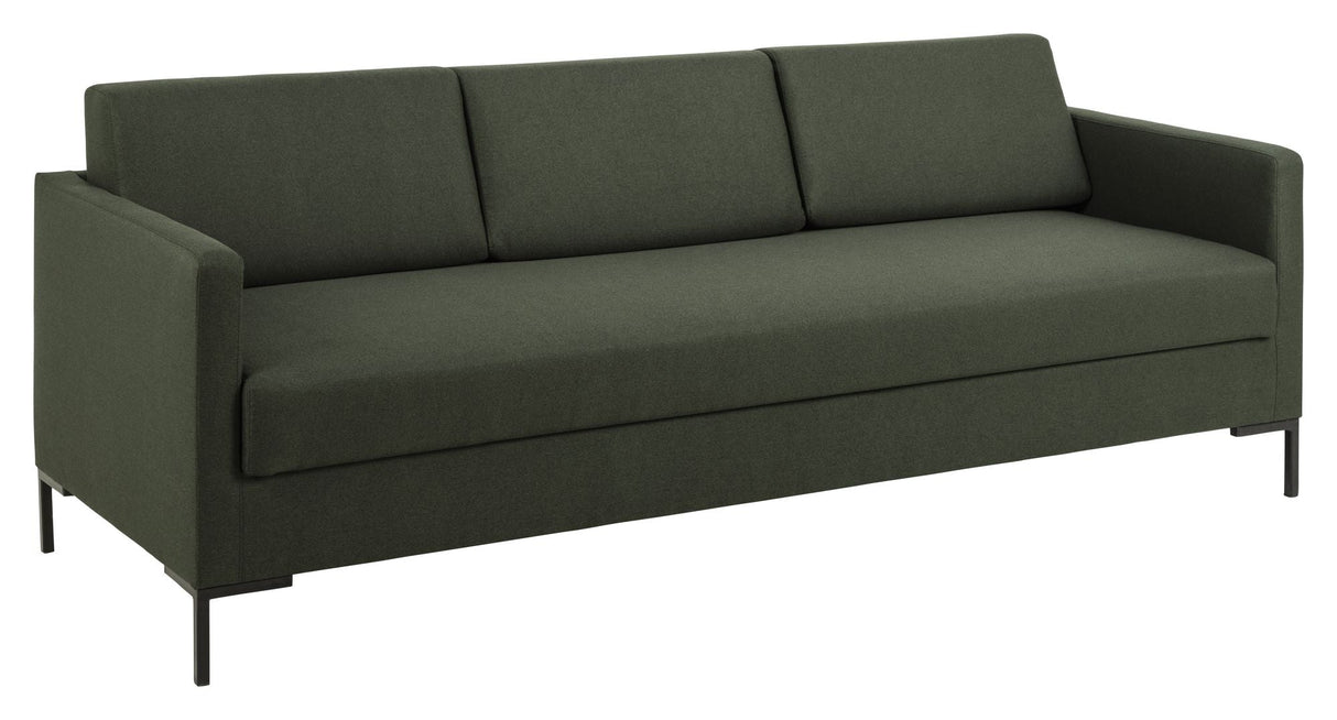 Leknes Sofa bed with Bonel springs, Green