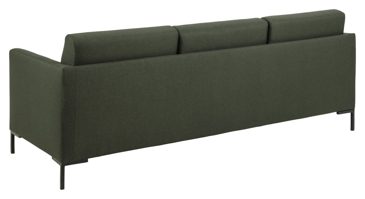 Leknes Sofa bed with Bonel springs, Green