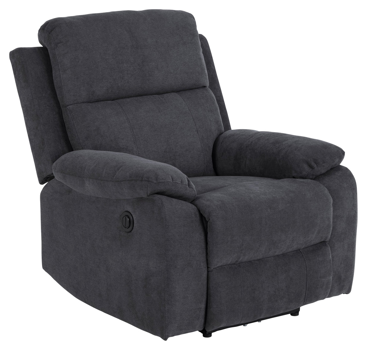 Mora Recliner with electric function, Dark gray