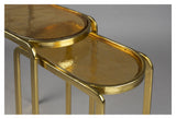 Dutchbone Bandhu Tables - Brass/Glass