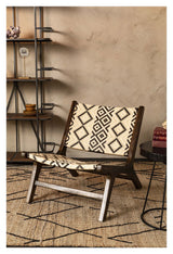 Dutchbone Landa Lounge Chair - Mahogny