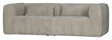 Woood Bean 3.5-pers. Sofa in wide corduroy, Nature