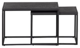 Woood Febe Deposit Tables - Black Metal