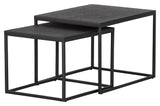 Woood Febe Deposit Tables - Black Metal