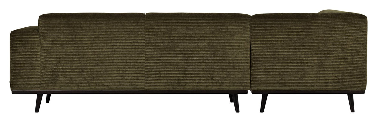 Statement Sofa with left-facing Chaise longue, Warm Green