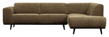 Statement Sofa w. right-facing Chaise longue, Rock