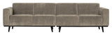 Statement 4-pers. Modular sofa, Clay