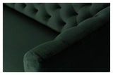 Woood Nisa 3-pers. Sofa - Dark Green Velvet