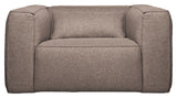 Woood Bean Armchair w. pillow, Taupe