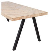 Woood Tablo Dining table - Herringbone/V-ben, 200x90