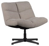 Woood Vinny Lounge Chair w. swivel foot - Sand colored