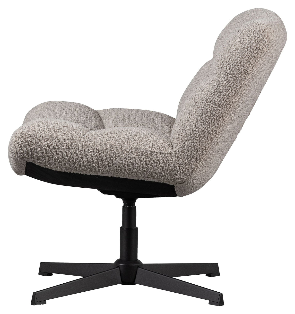 Woood Vinny Lounge Chair w. swivel foot - Sand colored