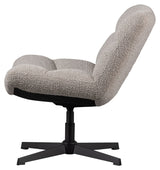 Woood Vinny Lounge Chair w. swivel foot - Sand colored