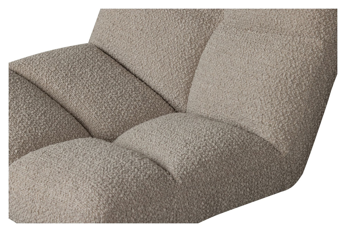 Woood Vinny Lounge Chair w. swivel foot - Sand colored