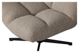 Woood Vinny Lounge Chair w. swivel foot - Sand colored