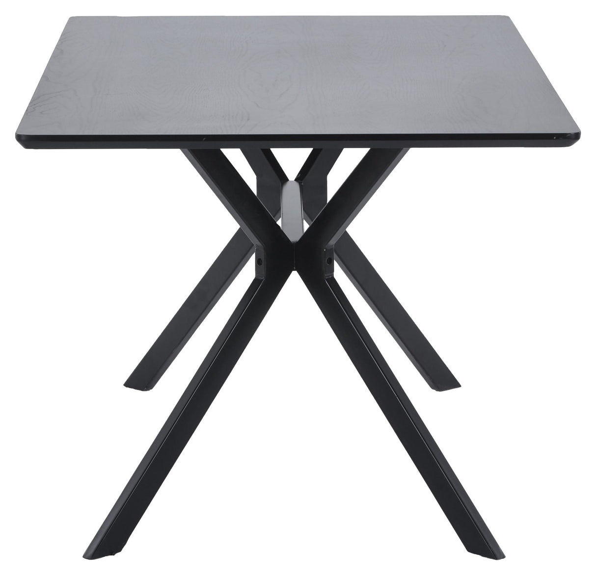 Woood Bruno Dining Table - Black, 160x90