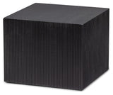 Woood Sanne Side Tables - Black MDF