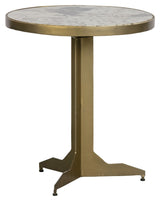 Cute Coffee Table - White Marble Top, Ø45