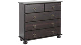 Farley Chest, Dark lacquered pine