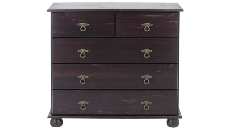 Farley Chest, Dark lacquered pine