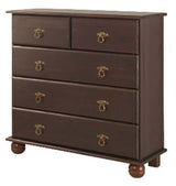 Farley Chest, Dark lacquered pine