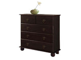 Farley Chest, Dark lacquered pine