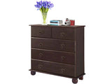 Farley Chest, Dark lacquered pine