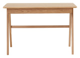 Findahl Home Desk Desk, White Pigmented Oak