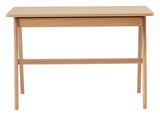 Findahl Home Desk Desk, White Pigmented Oak