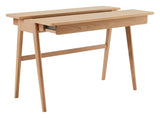 Findahl Home Desk Desk, White Pigmented Oak