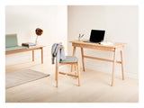 Findahl Home Desk Desk, White Pigmented Oak