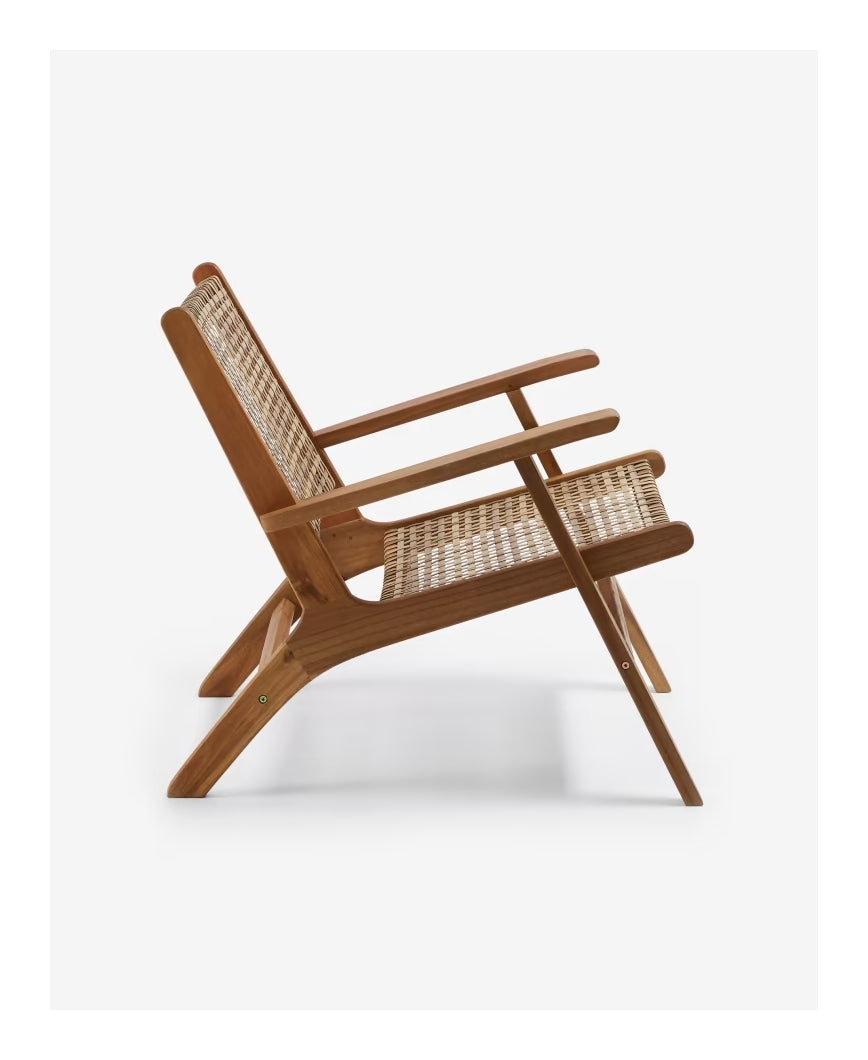 Grignoon Lounge Chair Acacia/Polyrattan