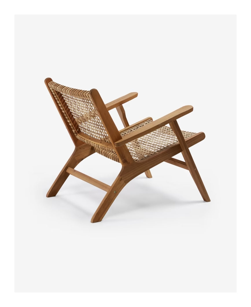 Grignoon Lounge Chair Acacia/Polyrattan