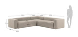 Block 6-pers. Corner sofa Beige