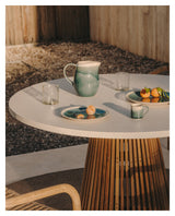 Alcaufar round table white cement Ø 90 cm