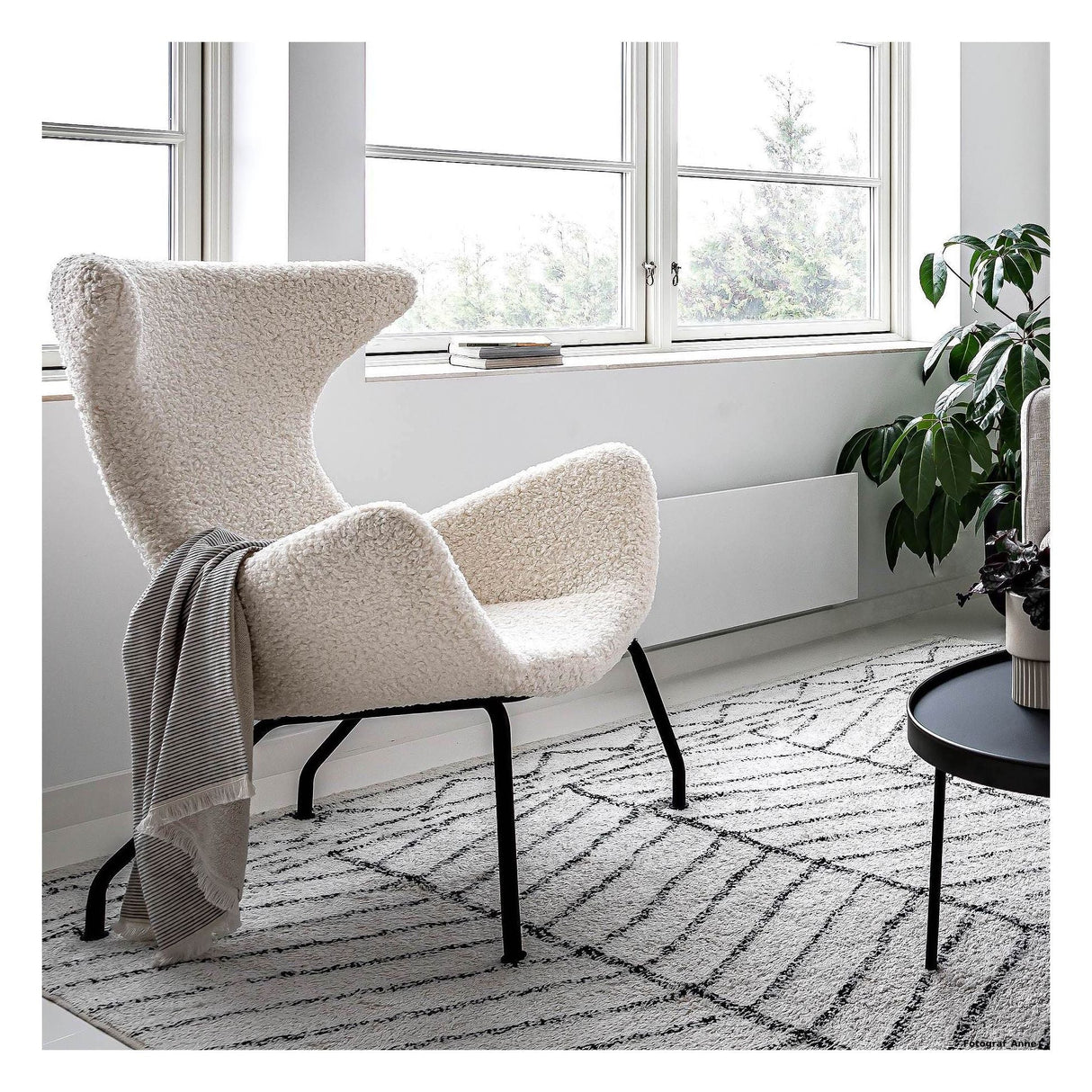 Njordec Gaia Armchair - White