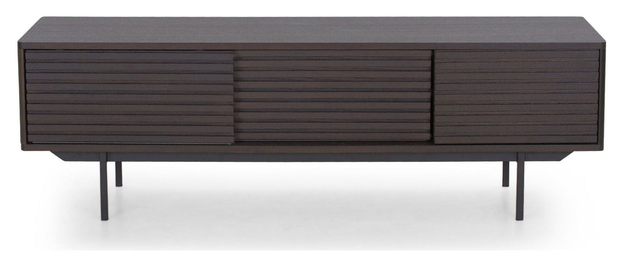 Sense TV Table - Oak/Smoke Brown