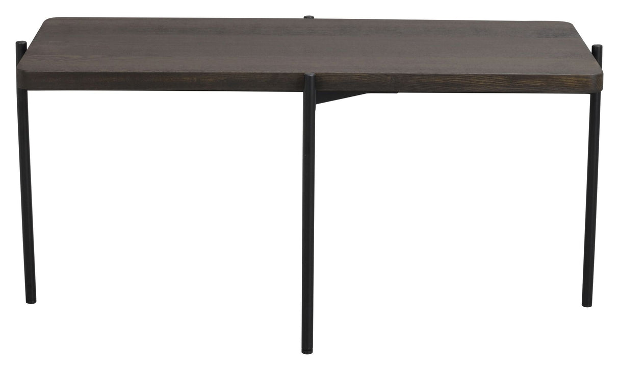 Shelton Coffee table, Dark brown ash, L95