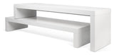 Cliff TV Table - Matt white