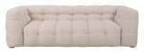 Hudson 3-seater Sofa, Beige bouclé