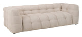 Hudson 3-seater Sofa, Beige bouclé