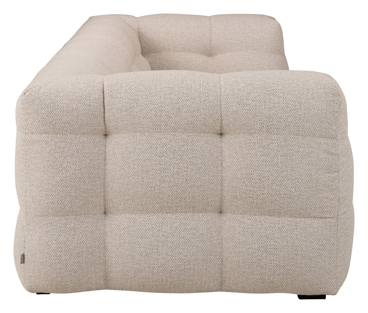 Hudson 3-seater Sofa, Beige bouclé