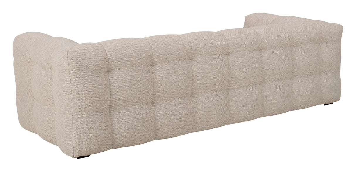 Hudson 3-seater Sofa, Beige bouclé