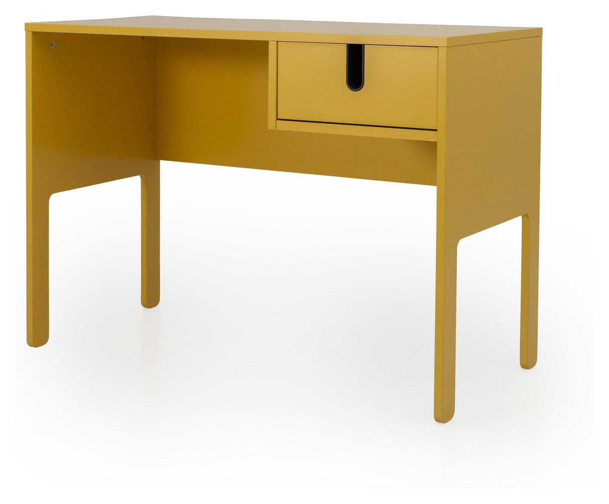 TENZO - Uno Desk with drawer, MUSTARD