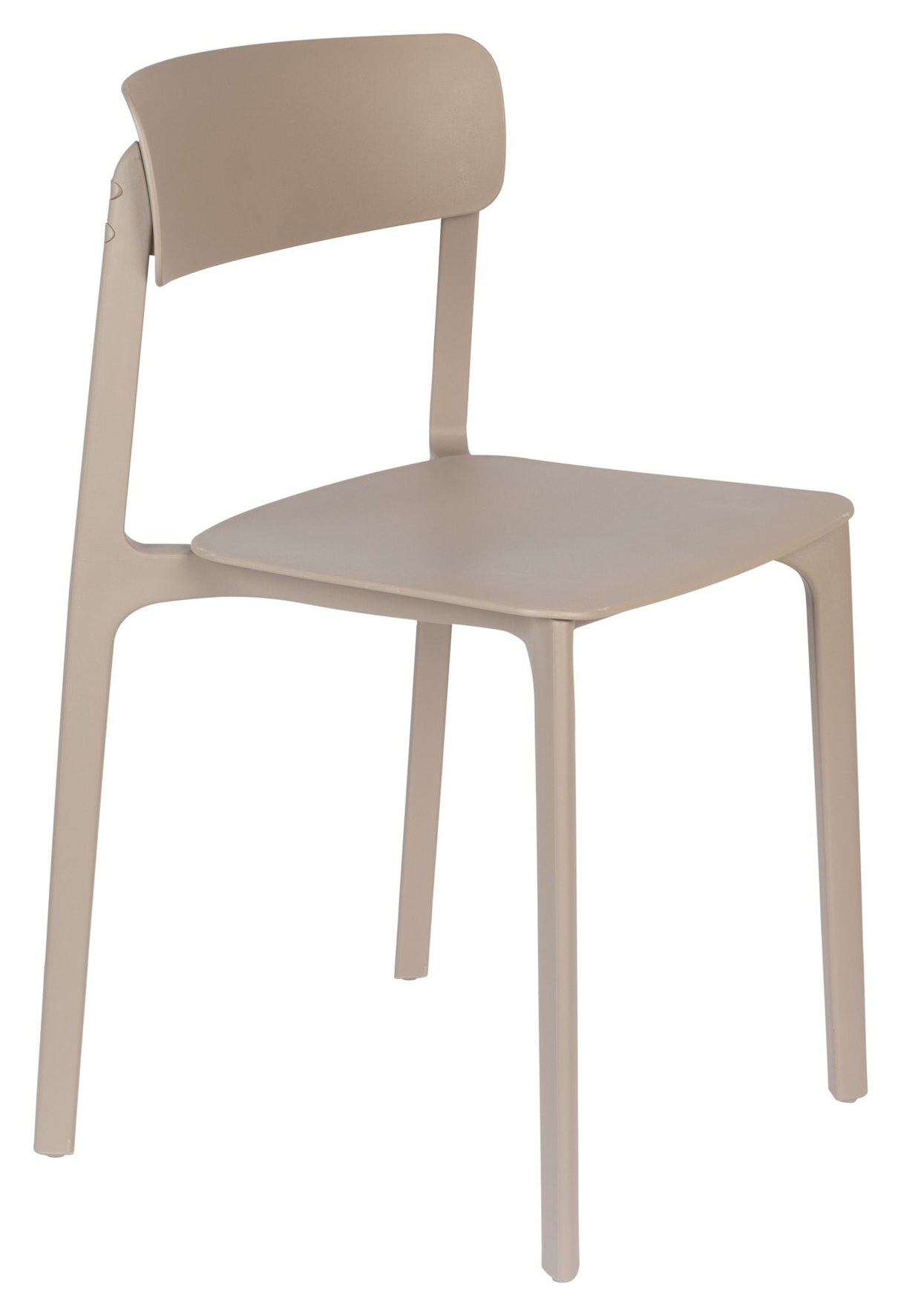 homii Clive Dining Chair, Light Brown